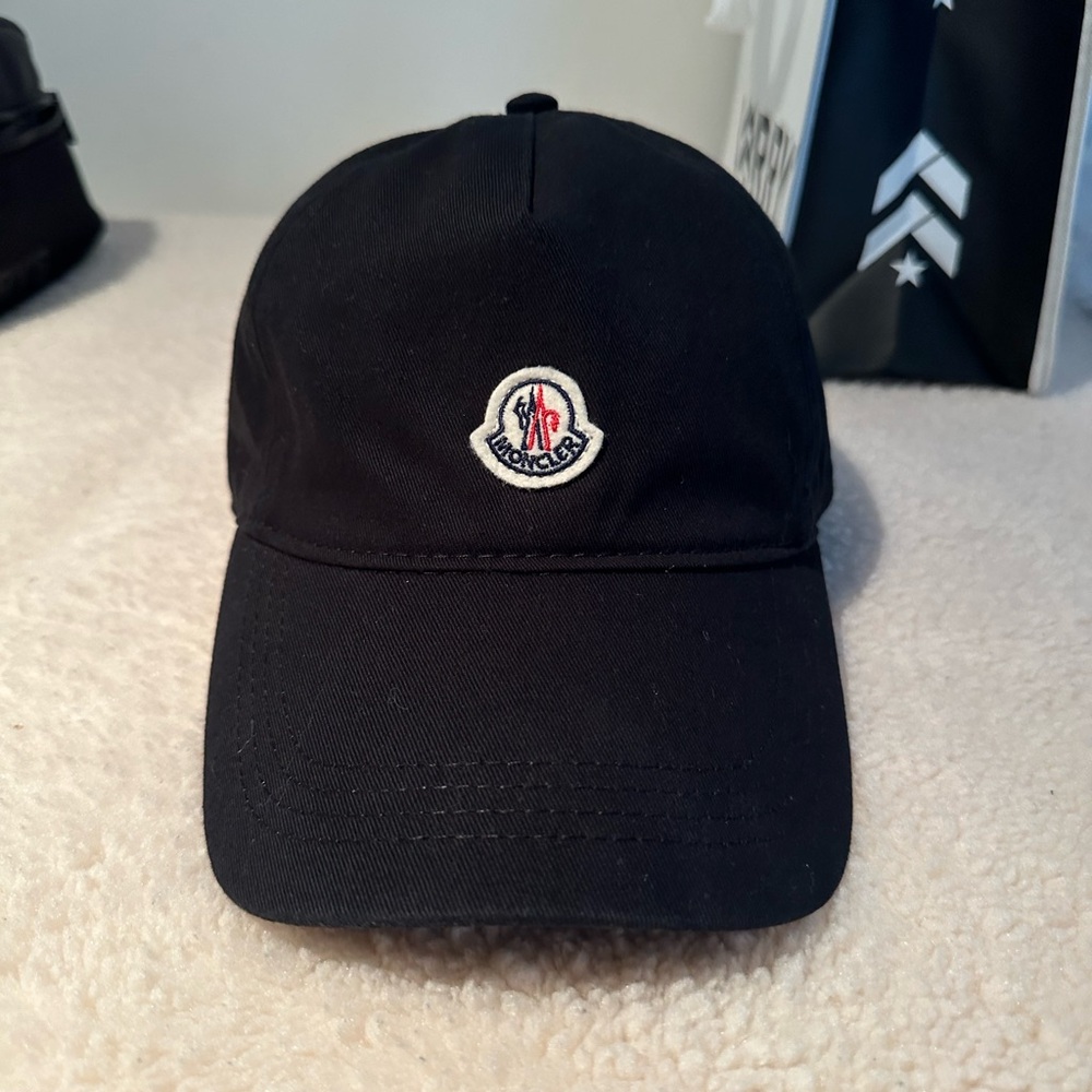 Moncler Logo Baseball Cap Cotton